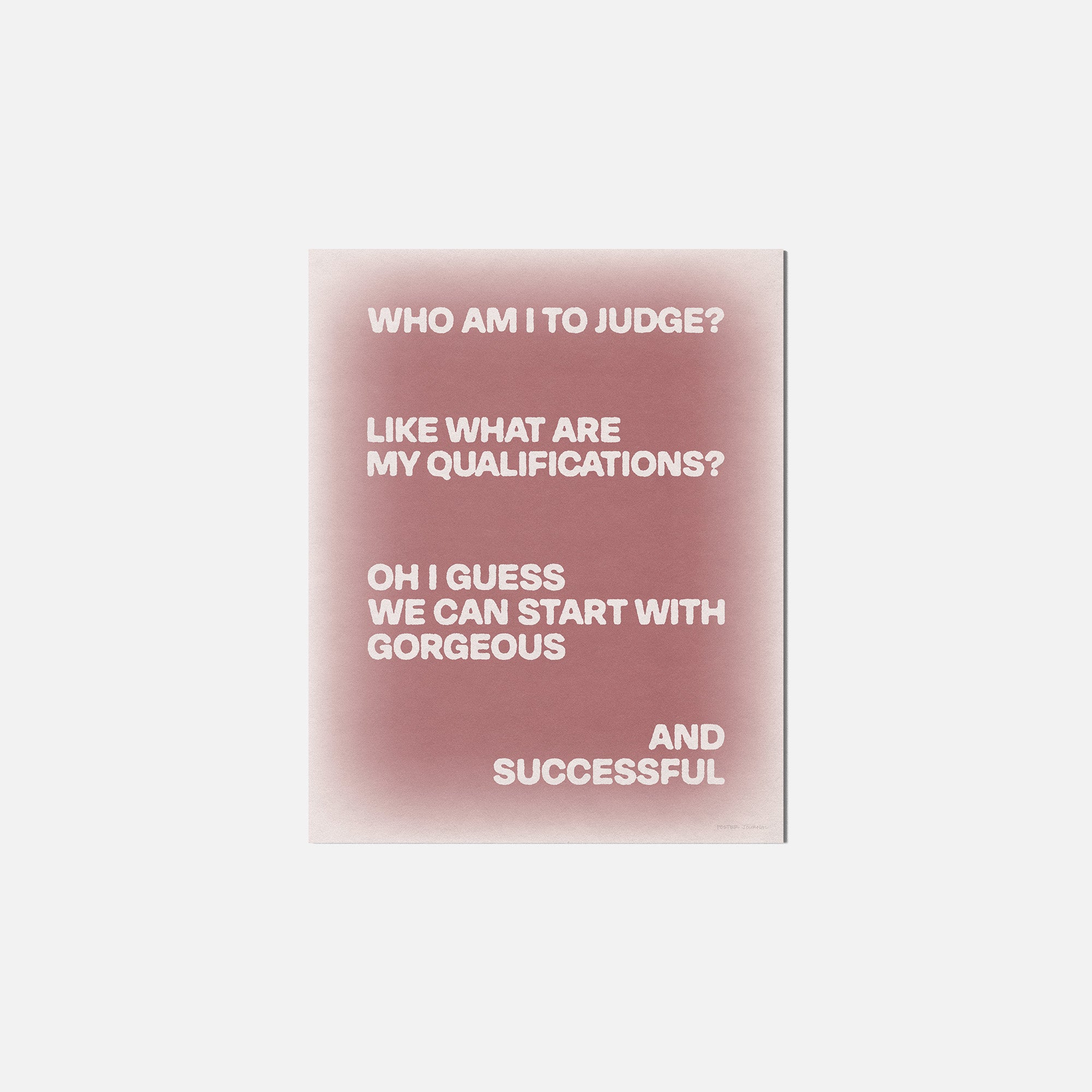QUALIFICATIONS PRINT