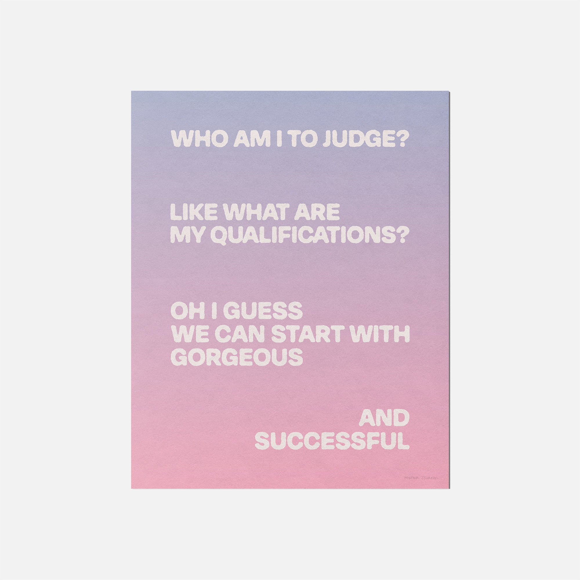 QUALIFICATIONS PRINT