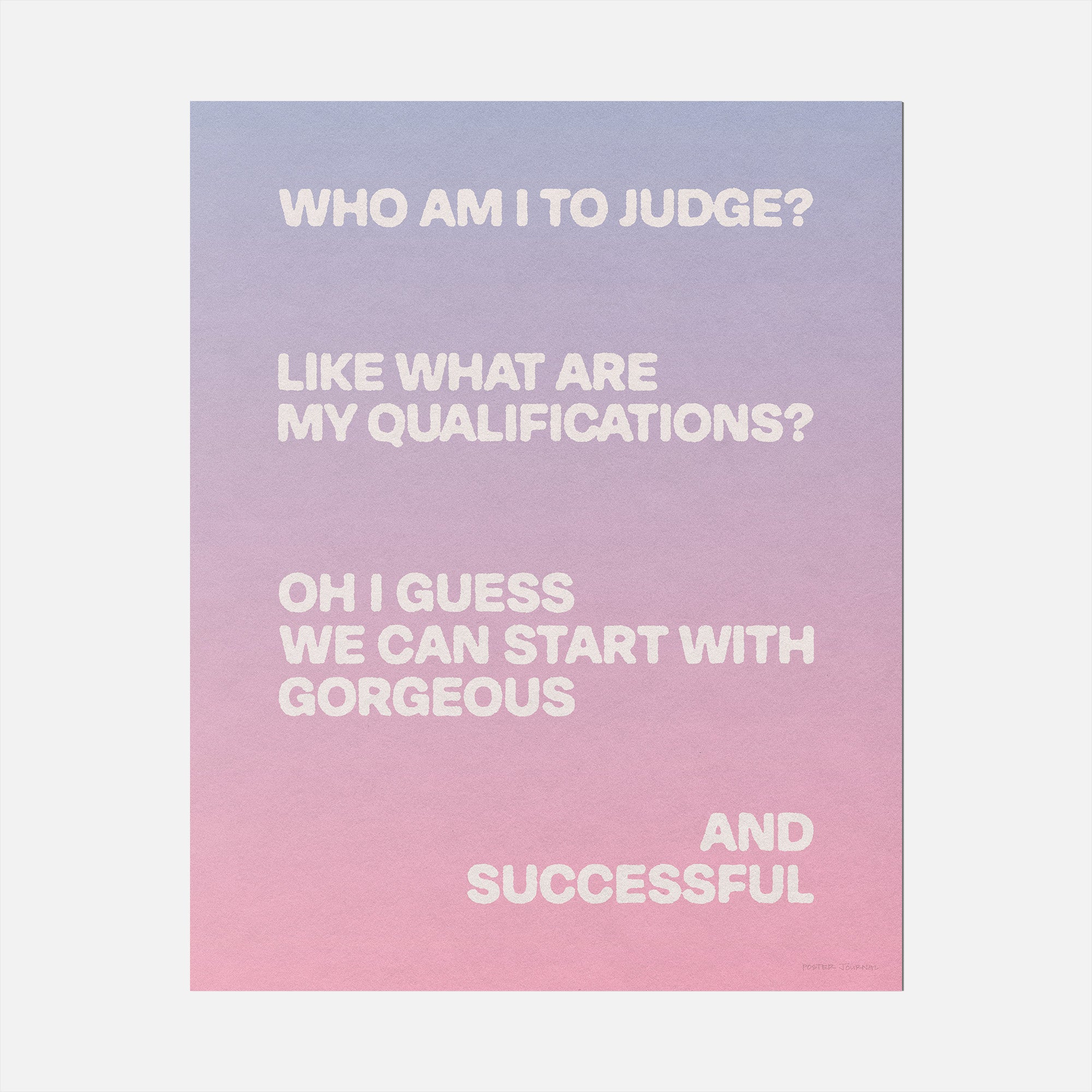 QUALIFICATIONS PRINT