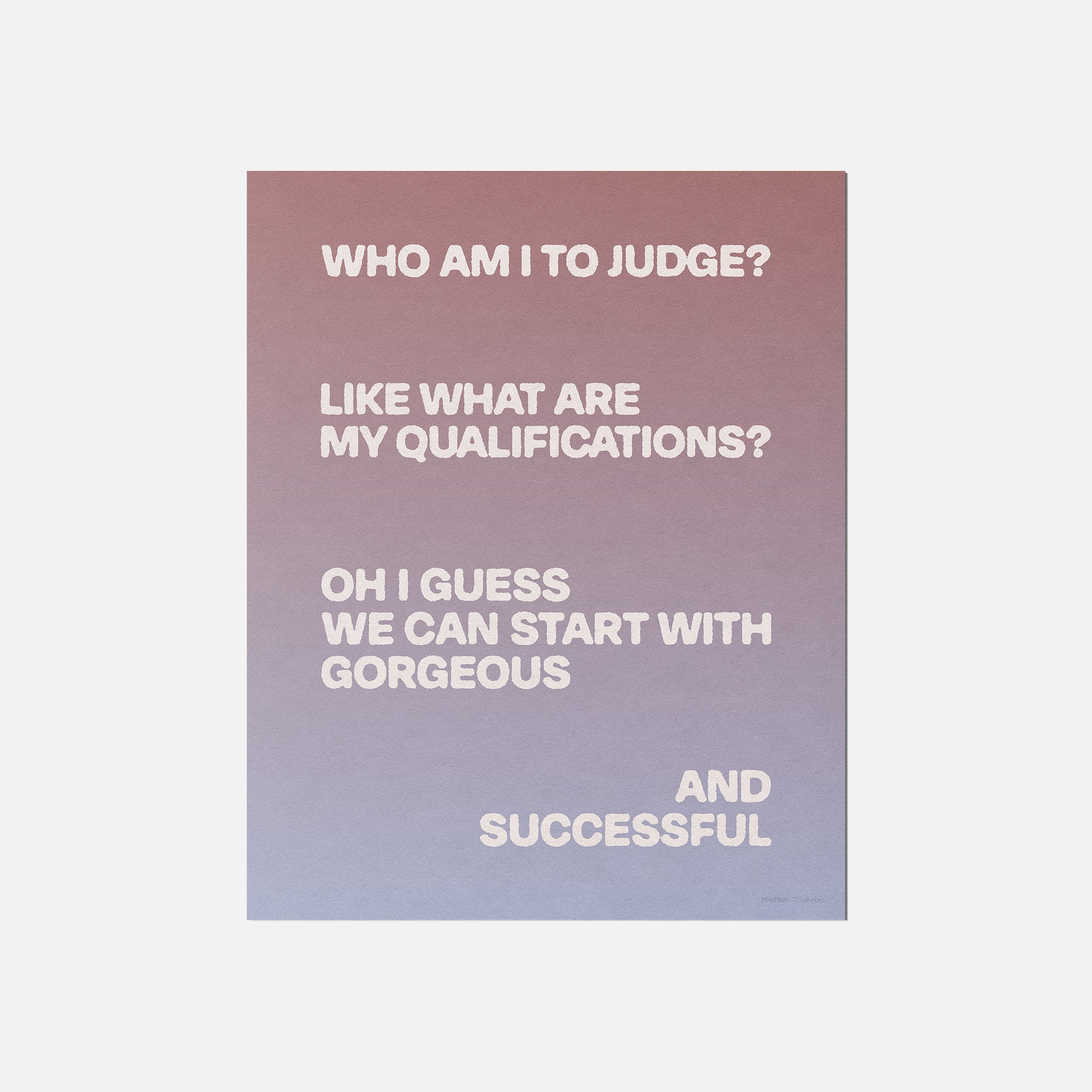 QUALIFICATIONS PRINT