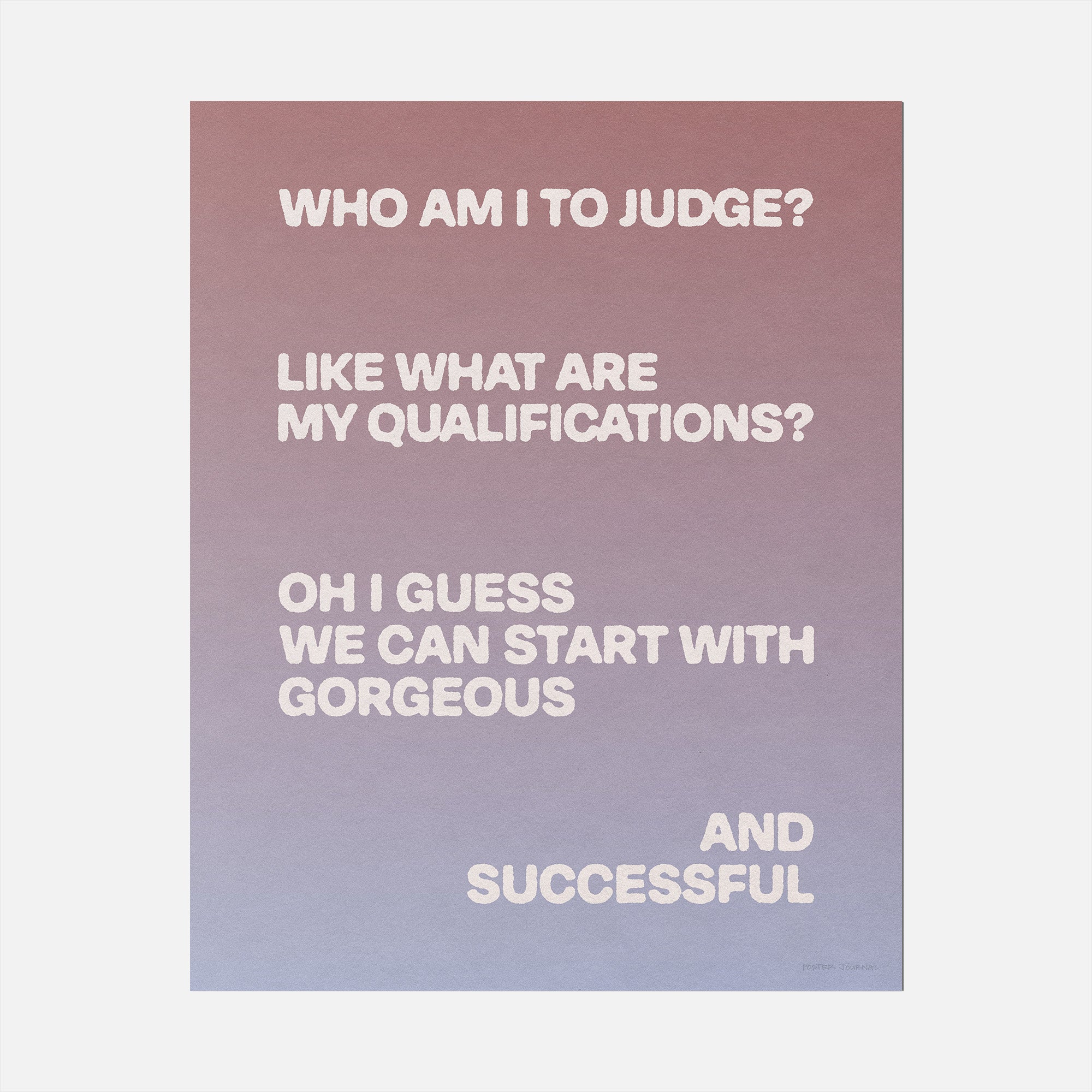 QUALIFICATIONS PRINT