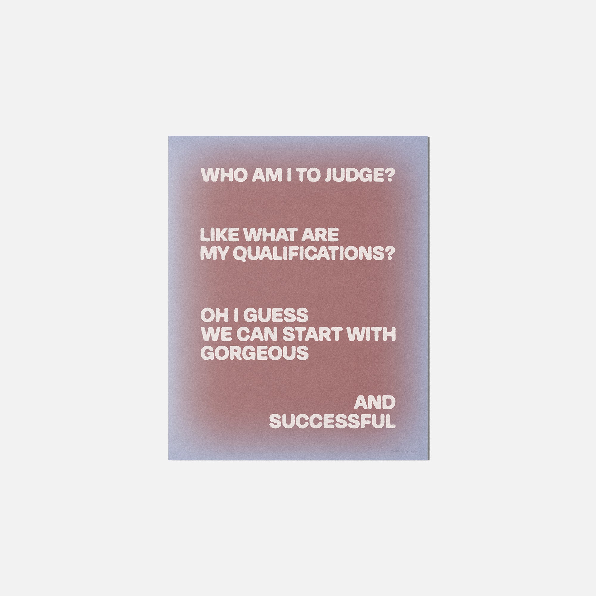 QUALIFICATIONS PRINT