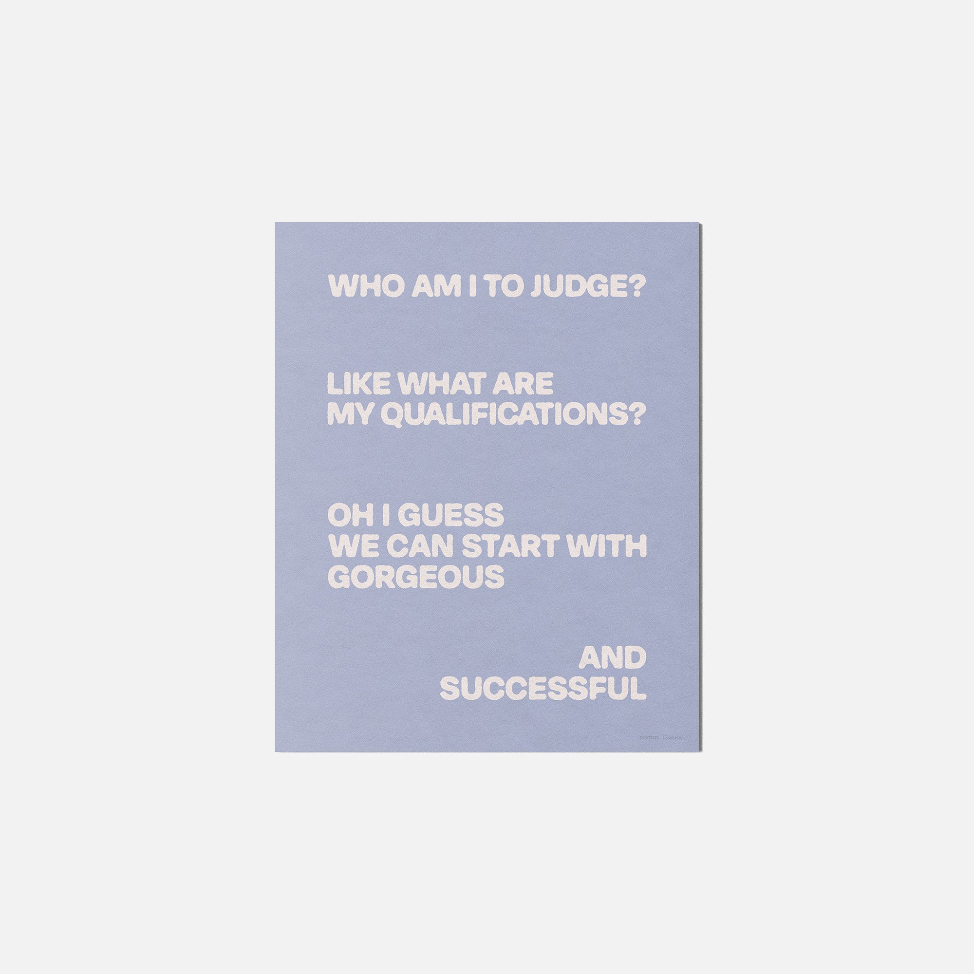 QUALIFICATIONS PRINT