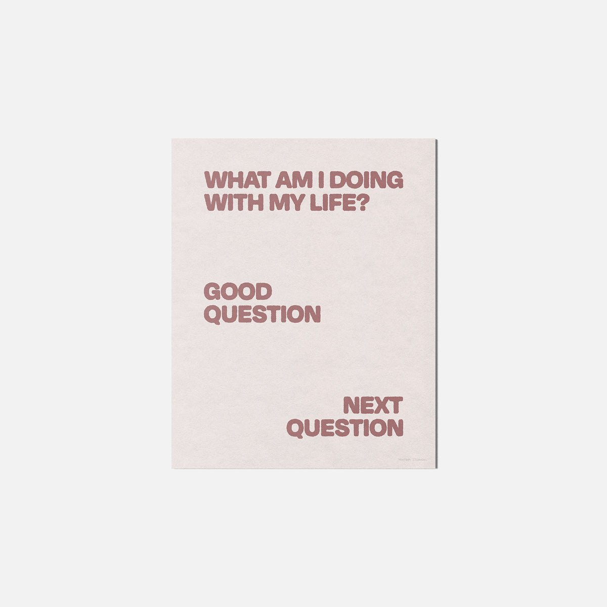 QUESTION PRINT