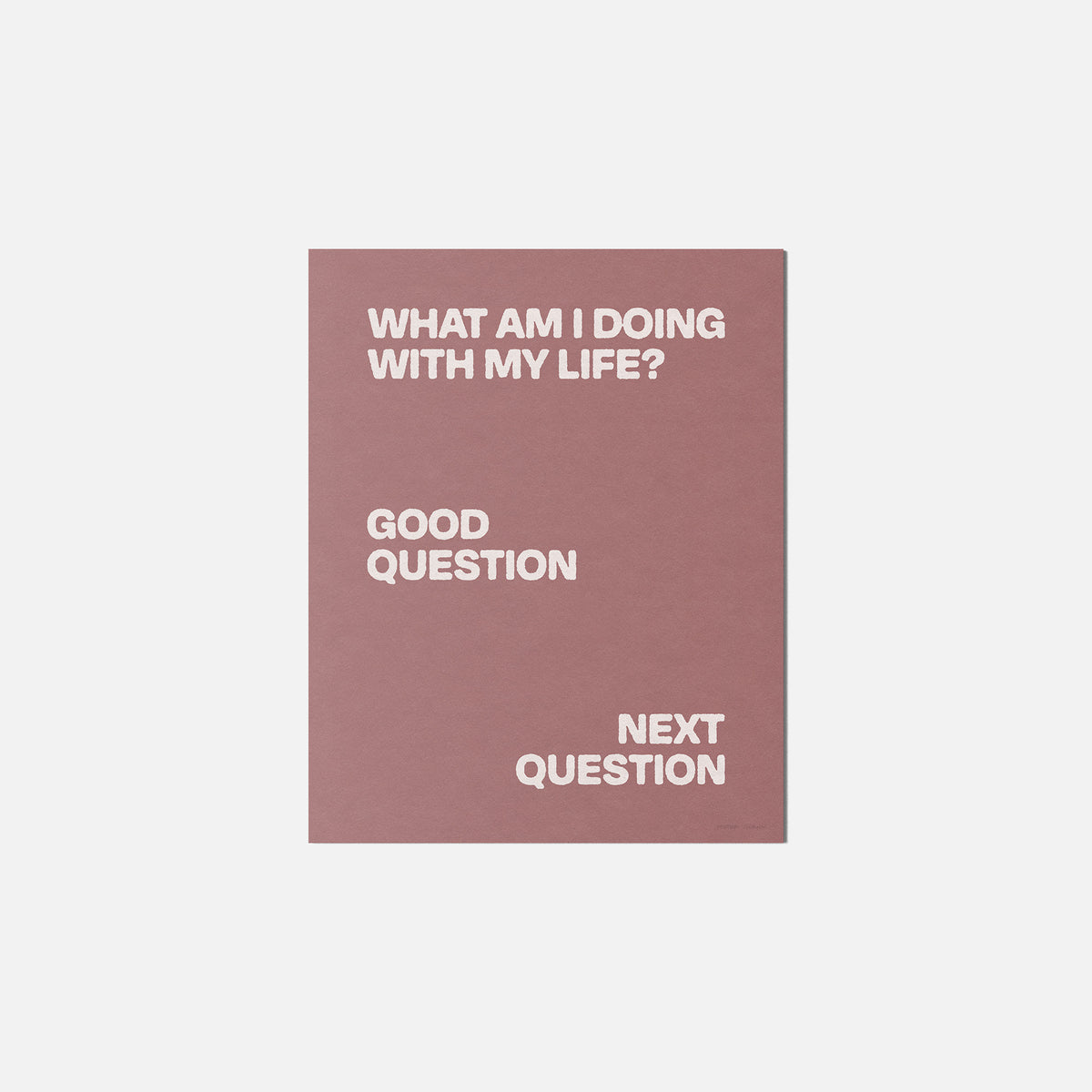 QUESTION PRINT