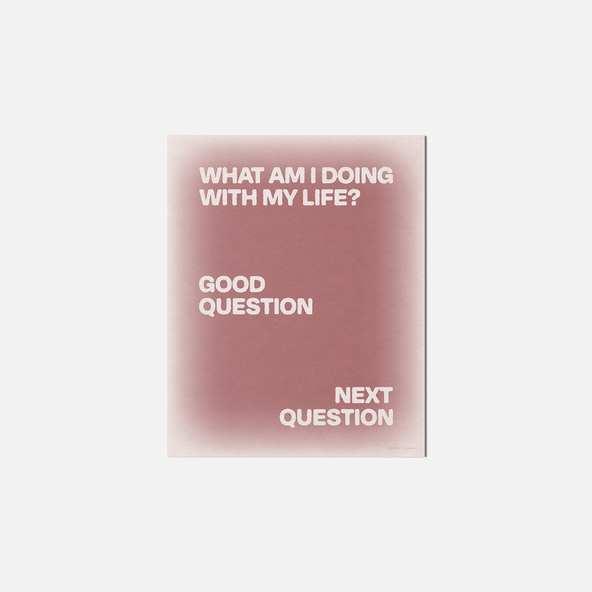 QUESTION PRINT