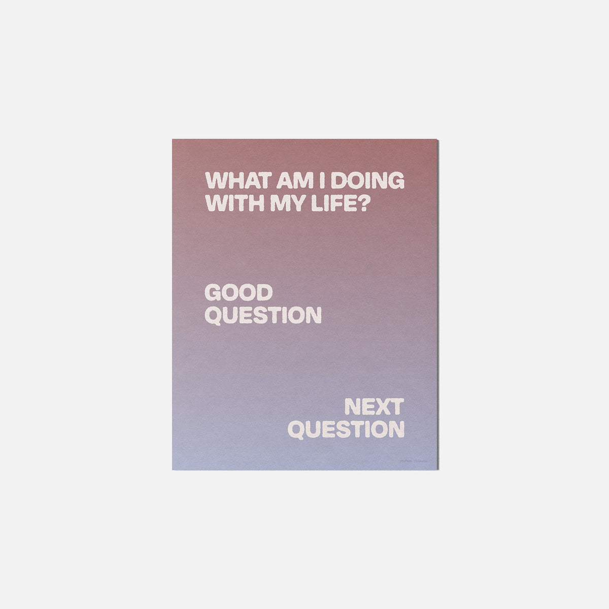 QUESTION PRINT