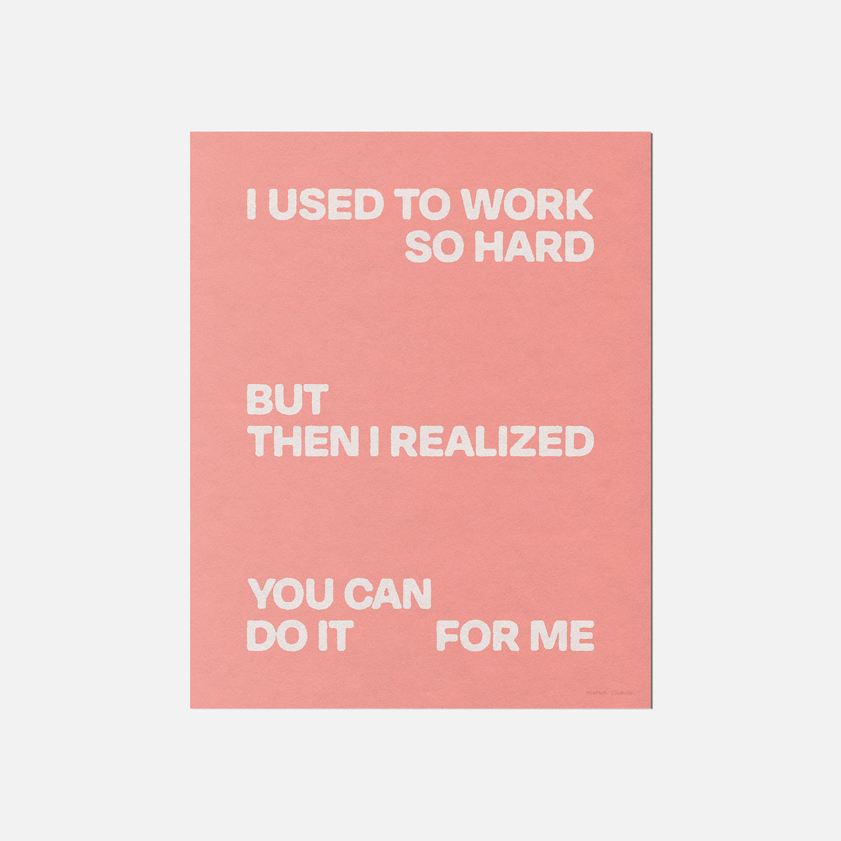 REALIZED PRINT