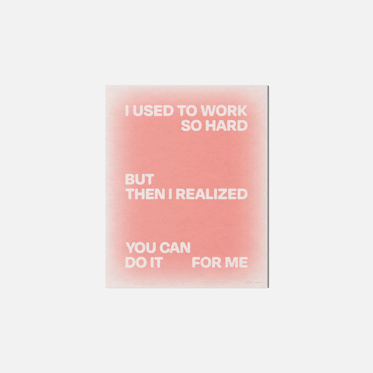 REALIZED PRINT