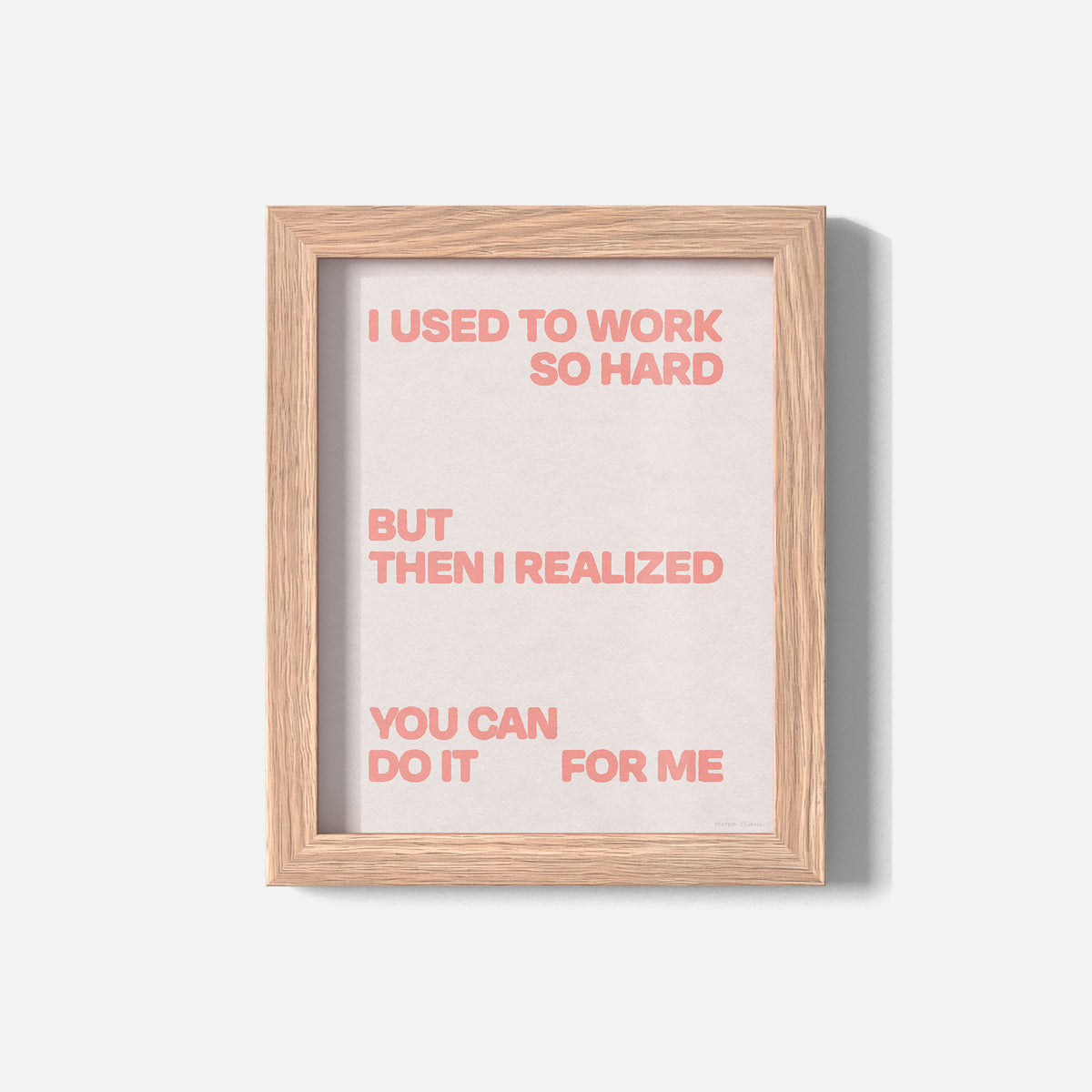 REALIZED PRINT