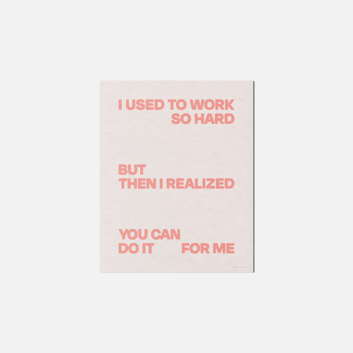 REALIZED PRINT