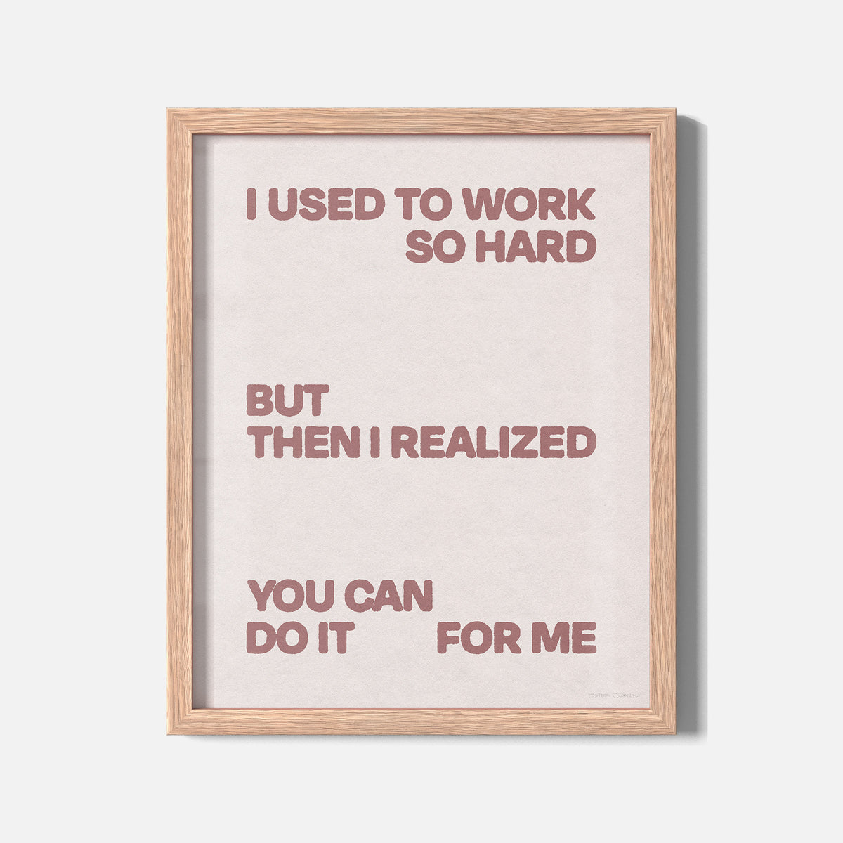 REALIZED PRINT