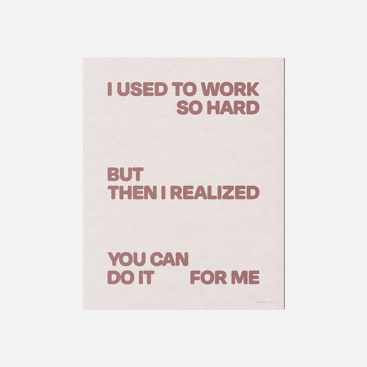 REALIZED PRINT
