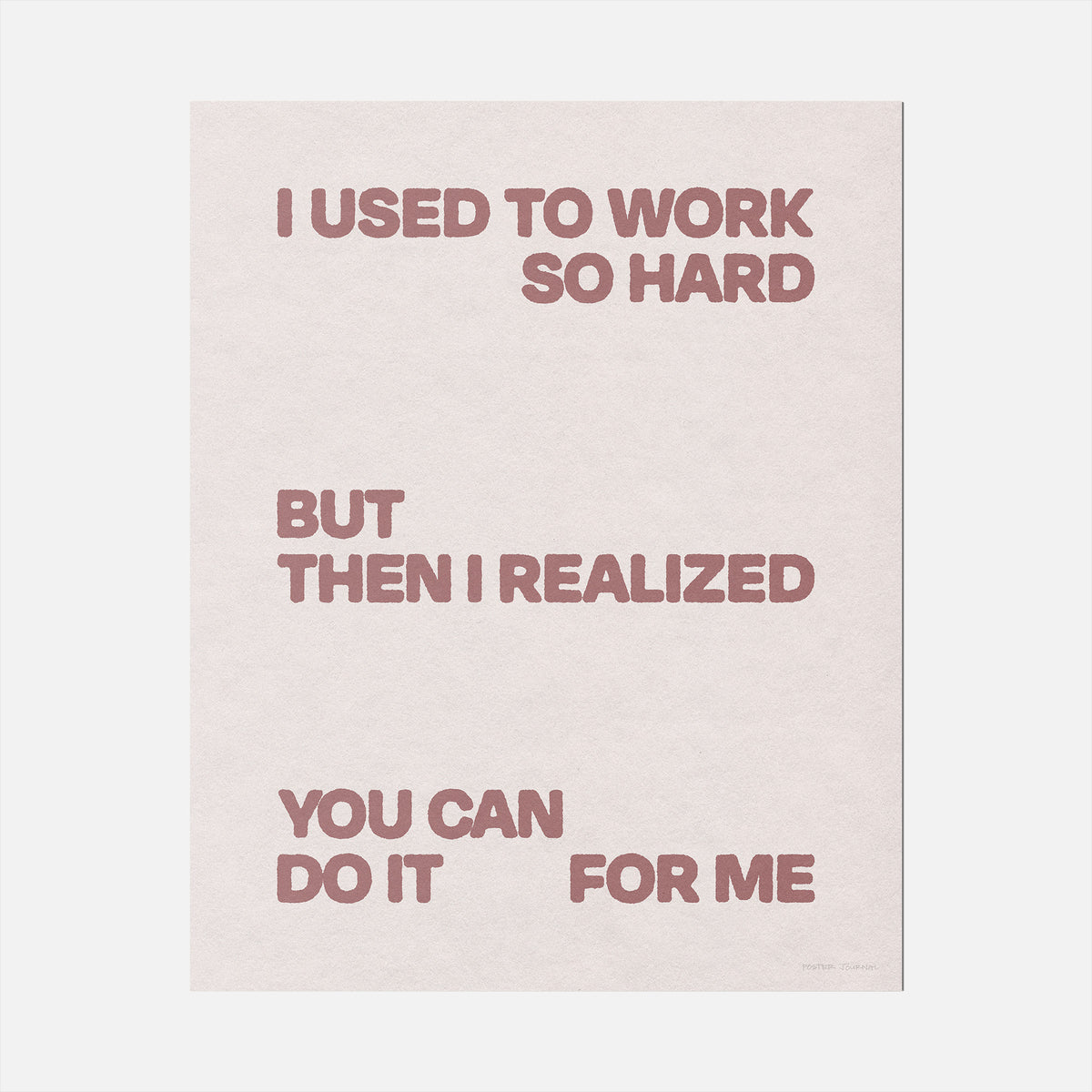REALIZED PRINT