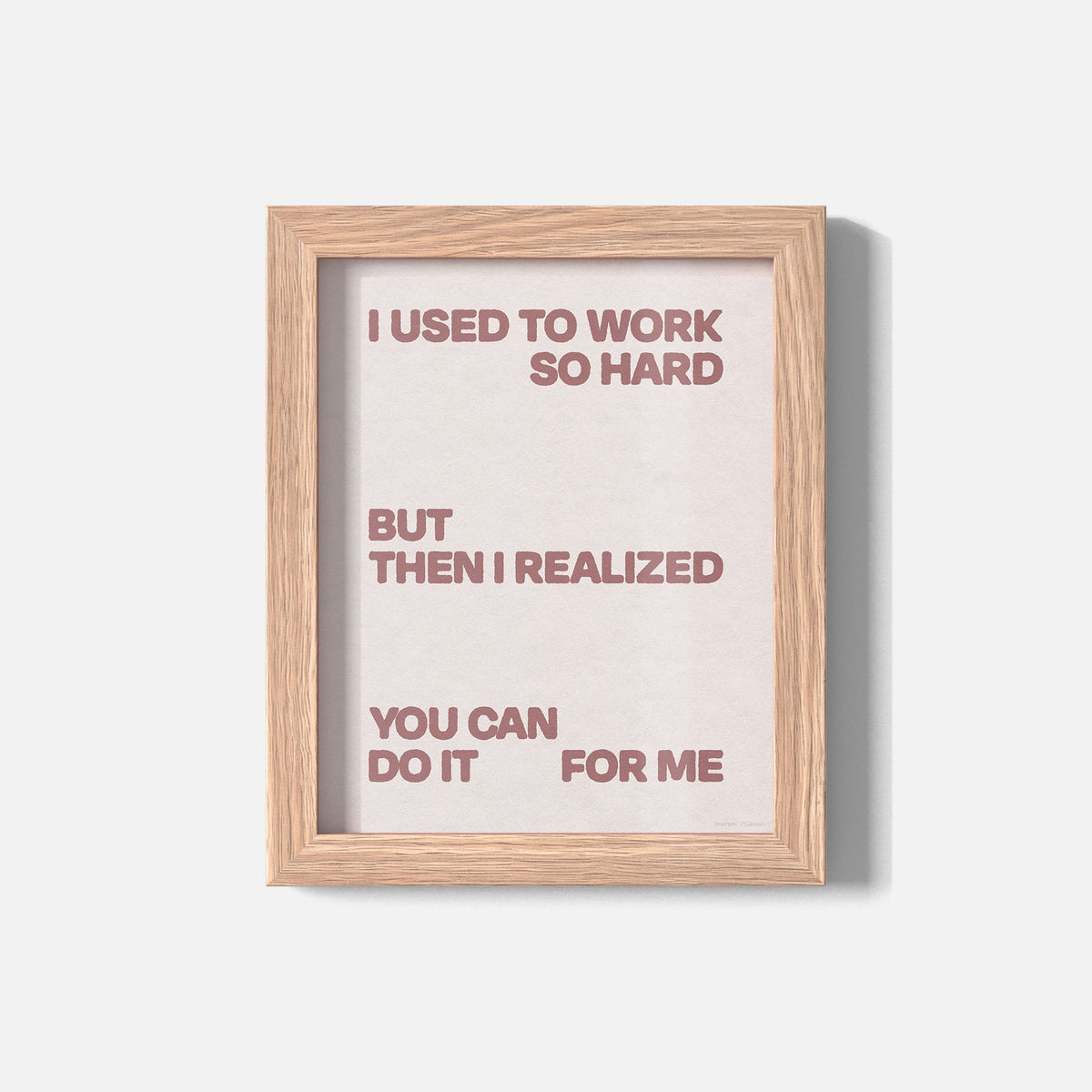 REALIZED PRINT