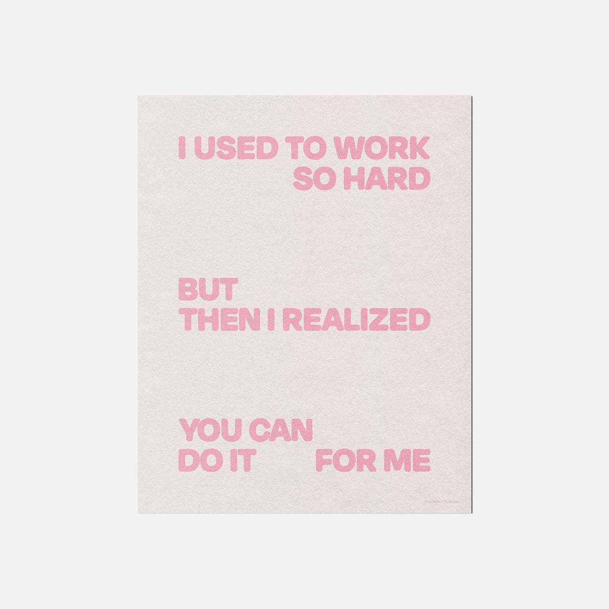 REALIZED PRINT