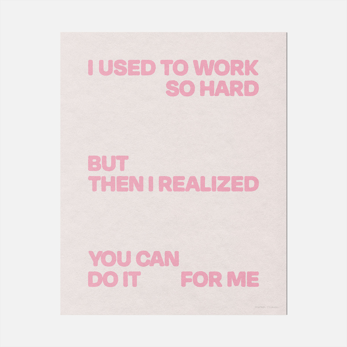 REALIZED PRINT