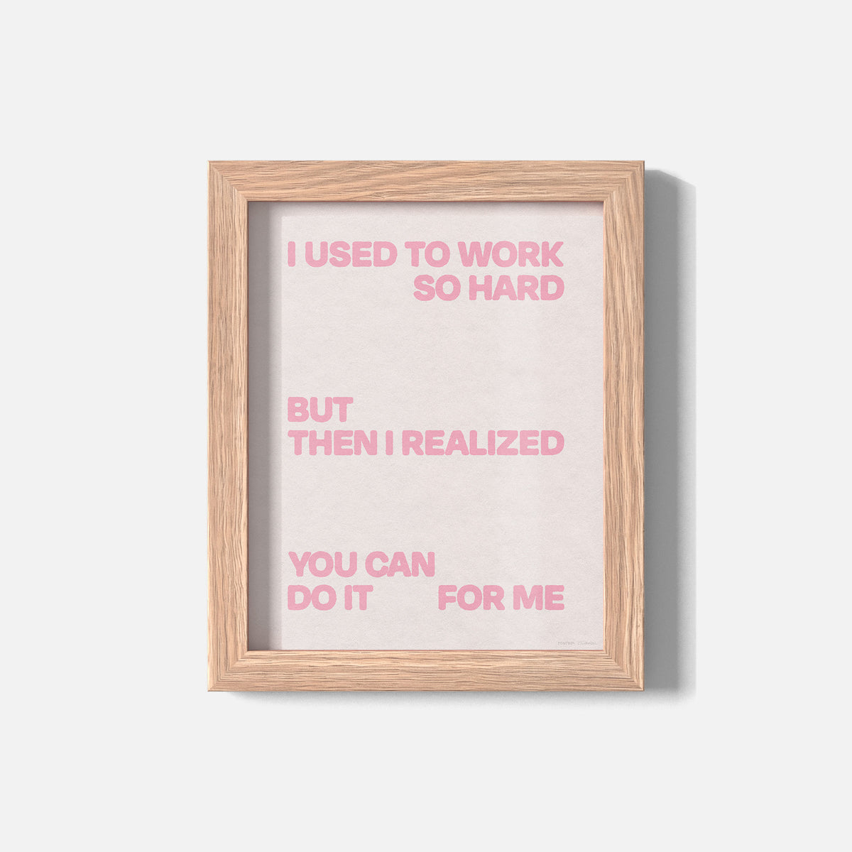 REALIZED PRINT