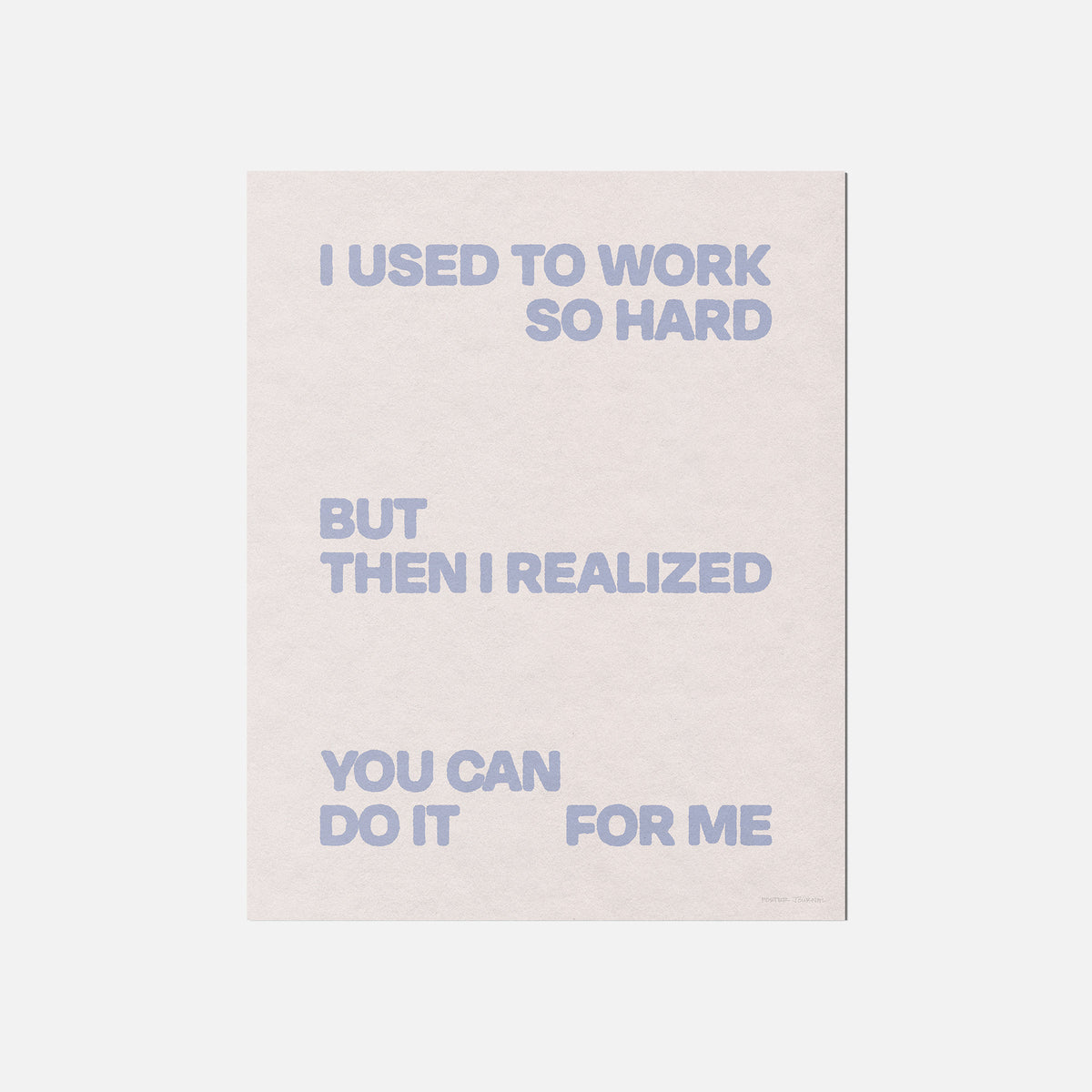 REALIZED PRINT
