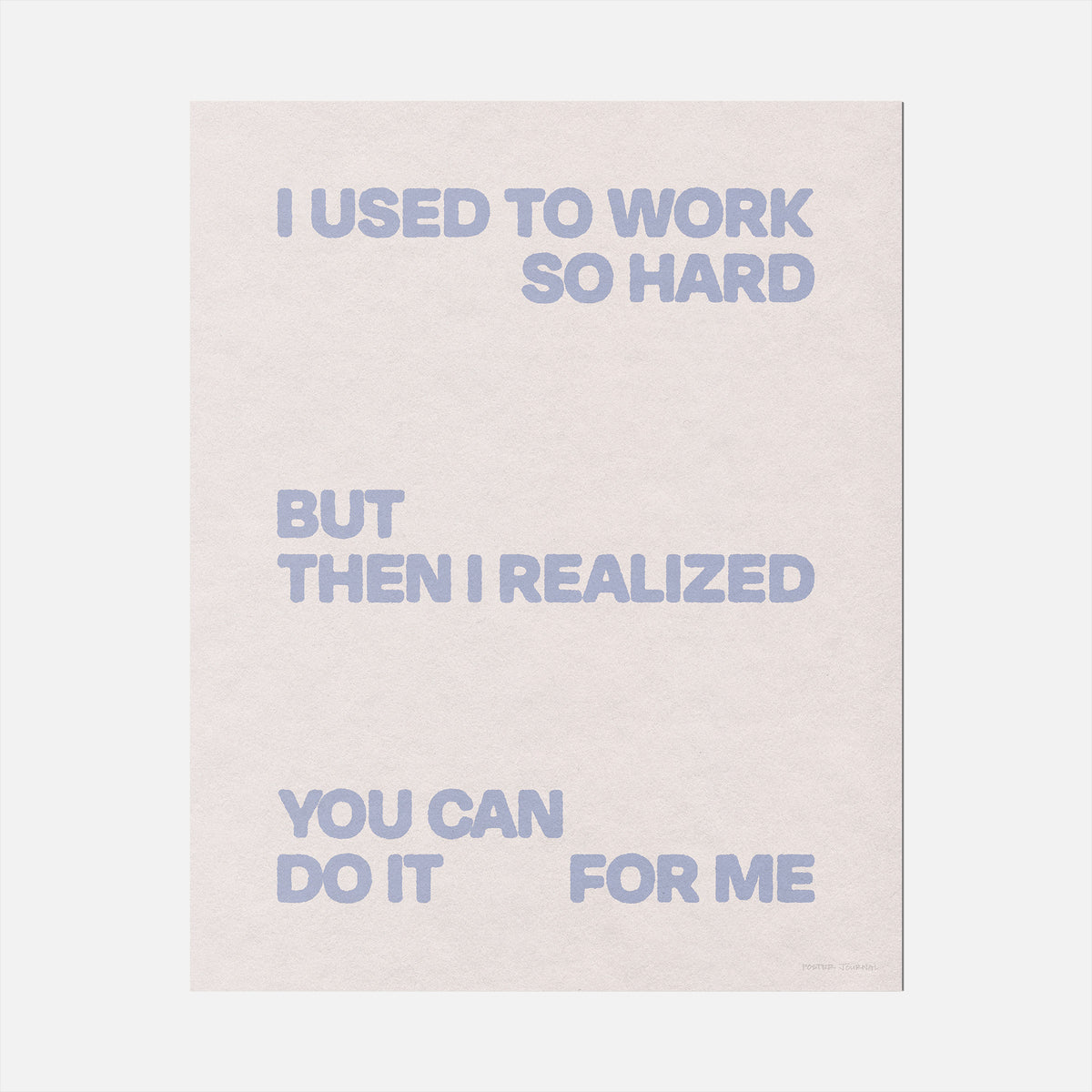 REALIZED PRINT