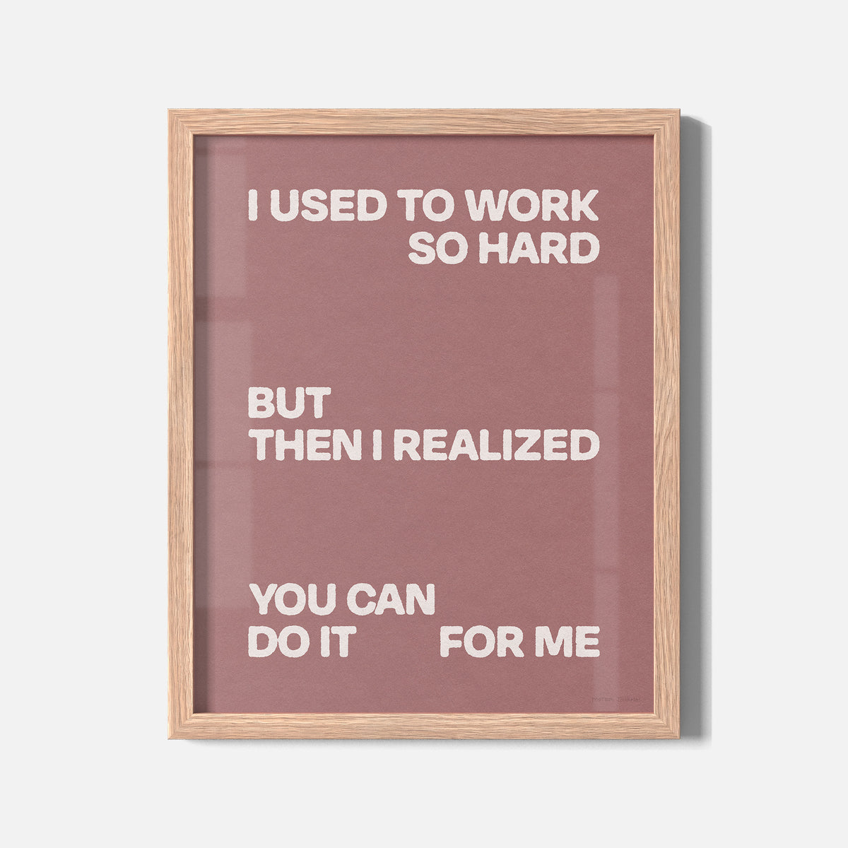 REALIZED PRINT