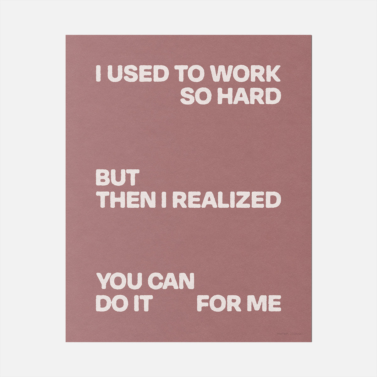 REALIZED PRINT