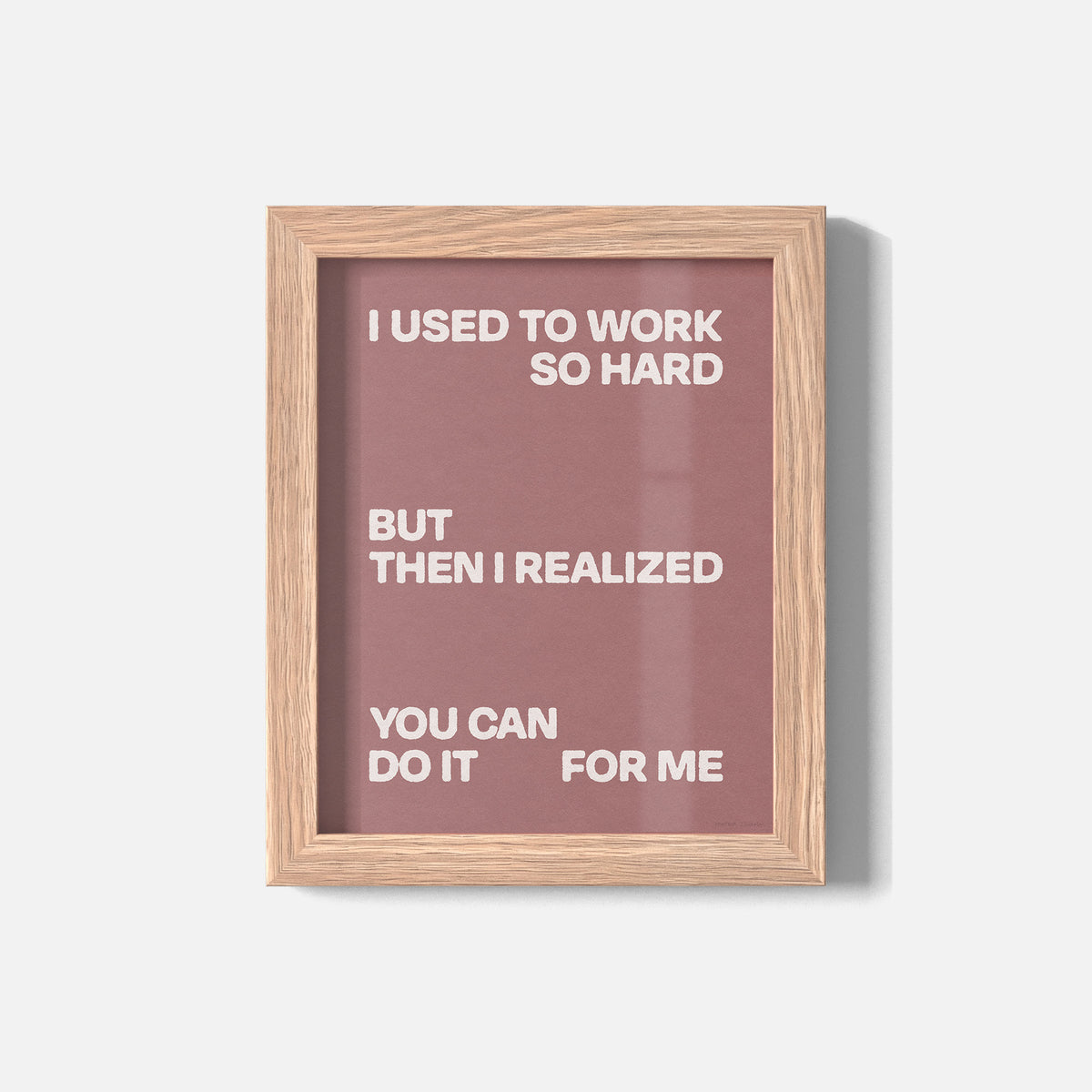 REALIZED PRINT
