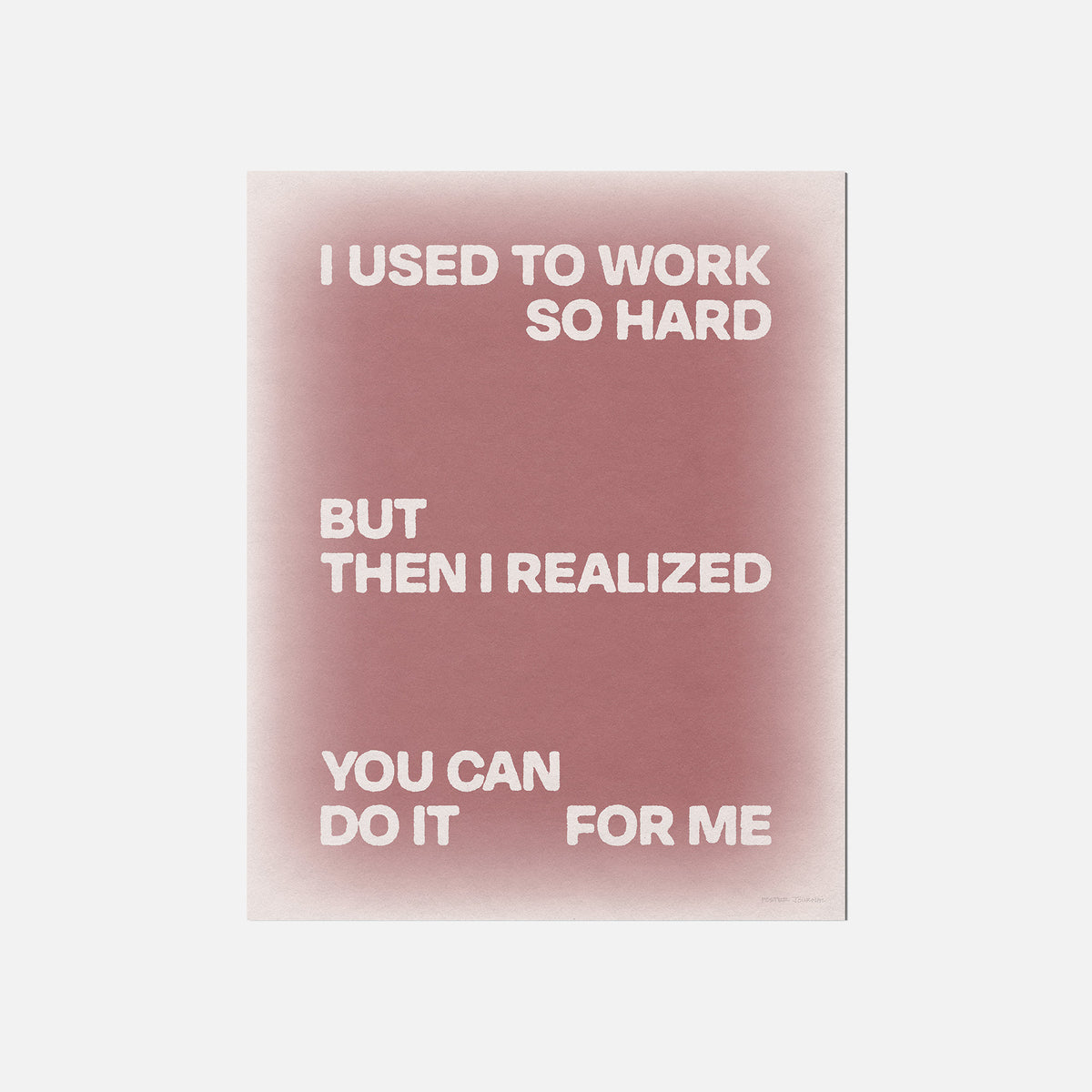 REALIZED PRINT