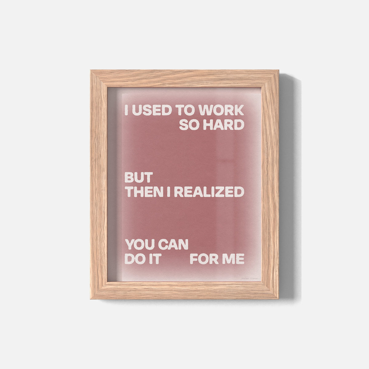 REALIZED PRINT
