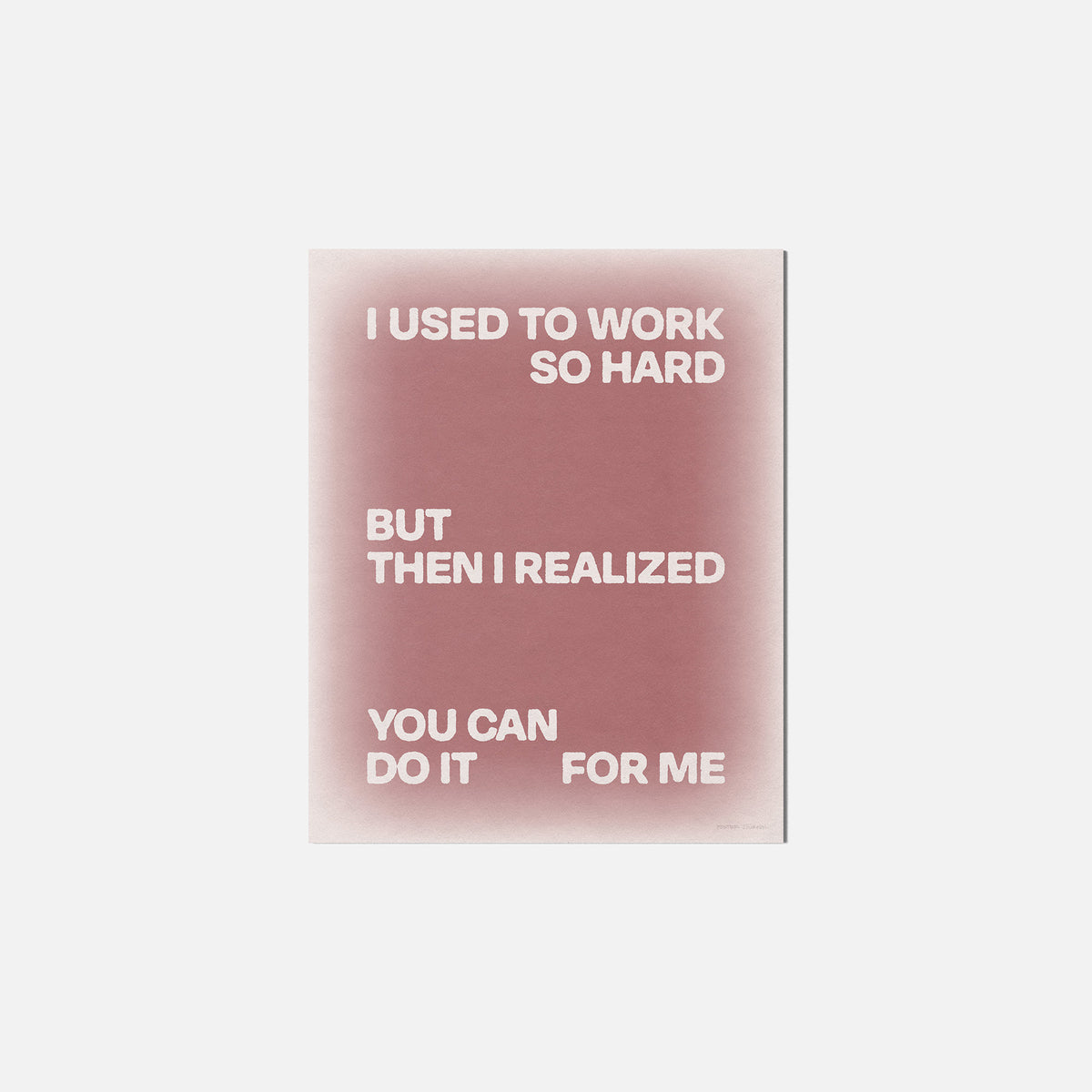 REALIZED PRINT