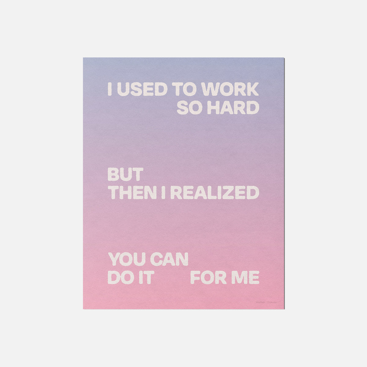 REALIZED PRINT