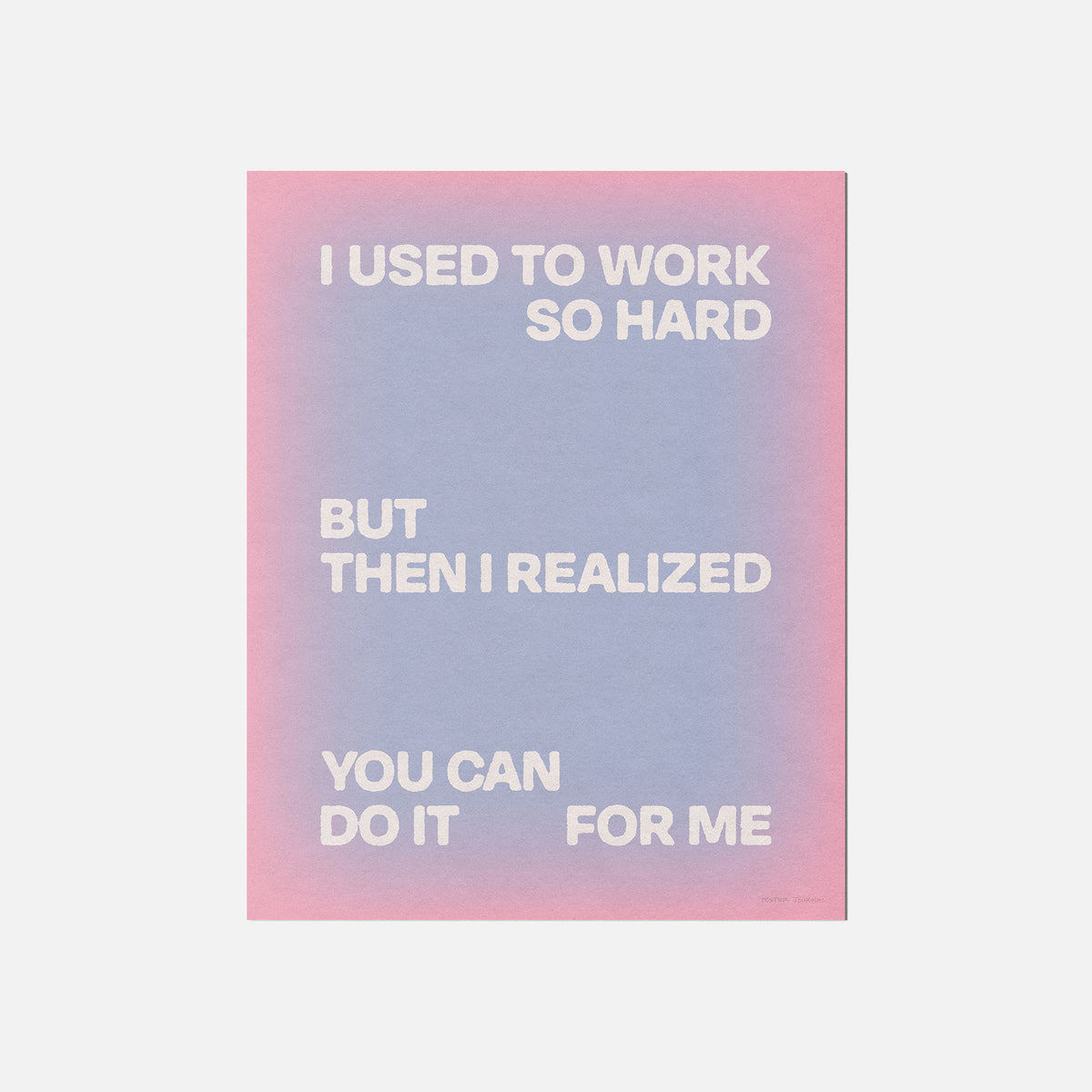 REALIZED PRINT