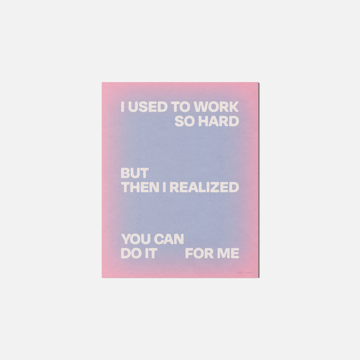 REALIZED PRINT
