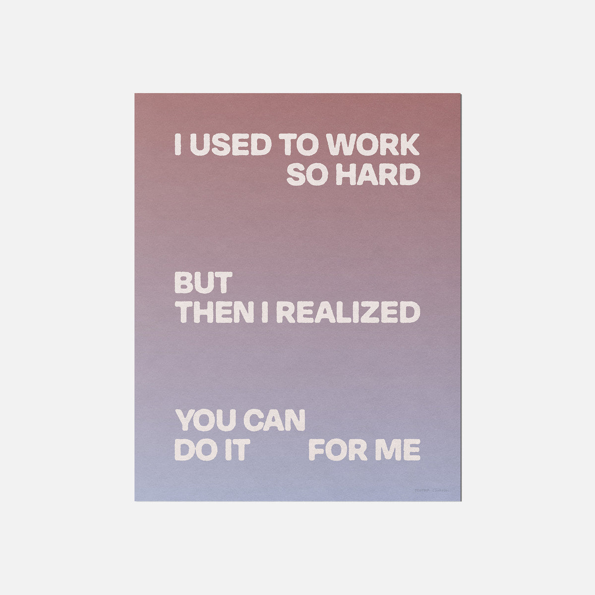 REALIZED PRINT