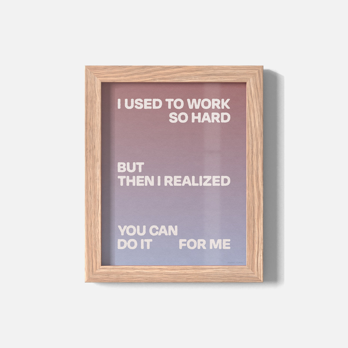 REALIZED PRINT
