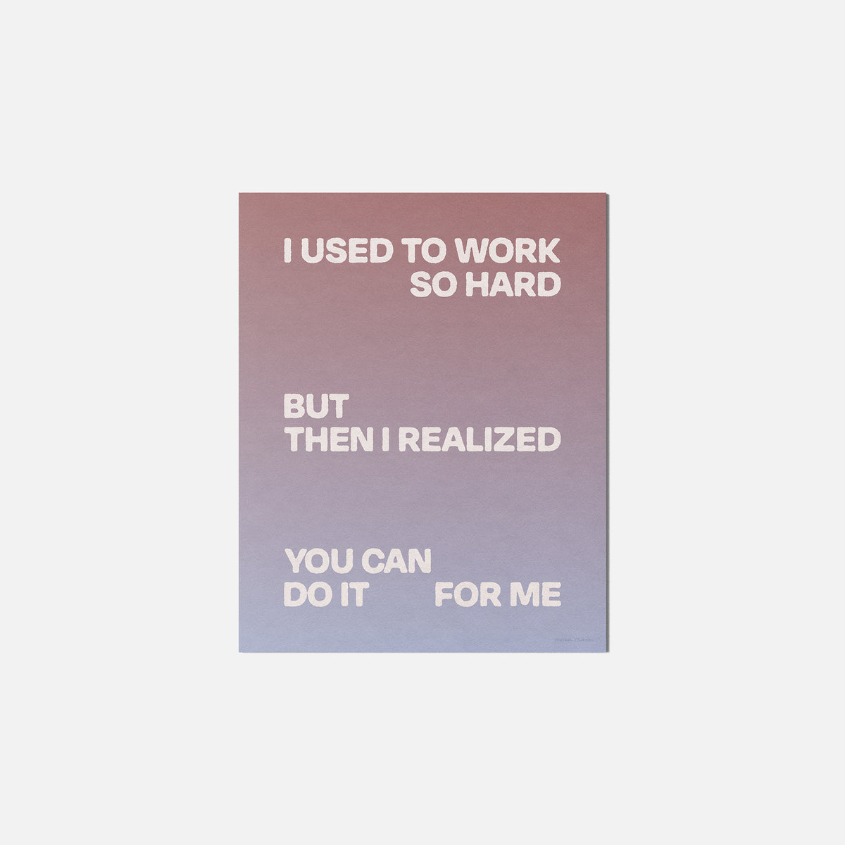 REALIZED PRINT