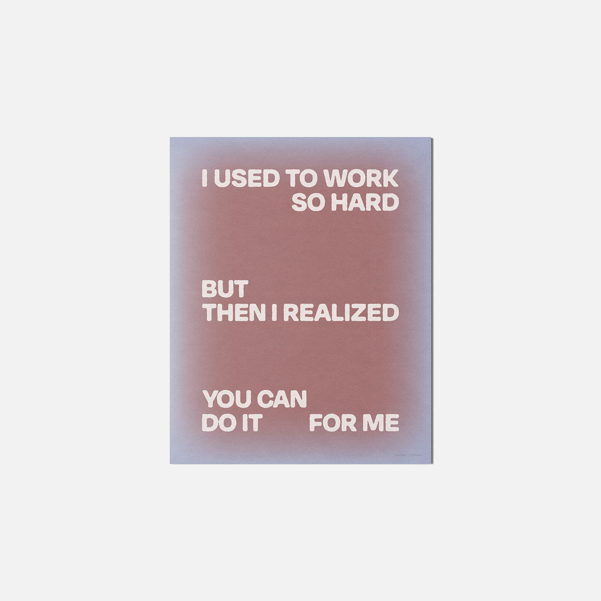 REALIZED PRINT