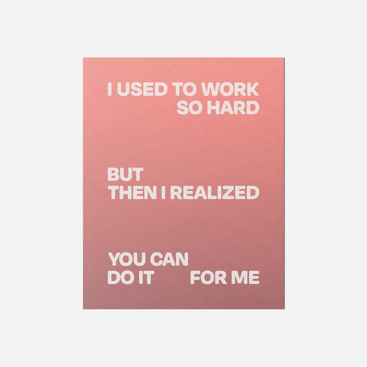 REALIZED PRINT