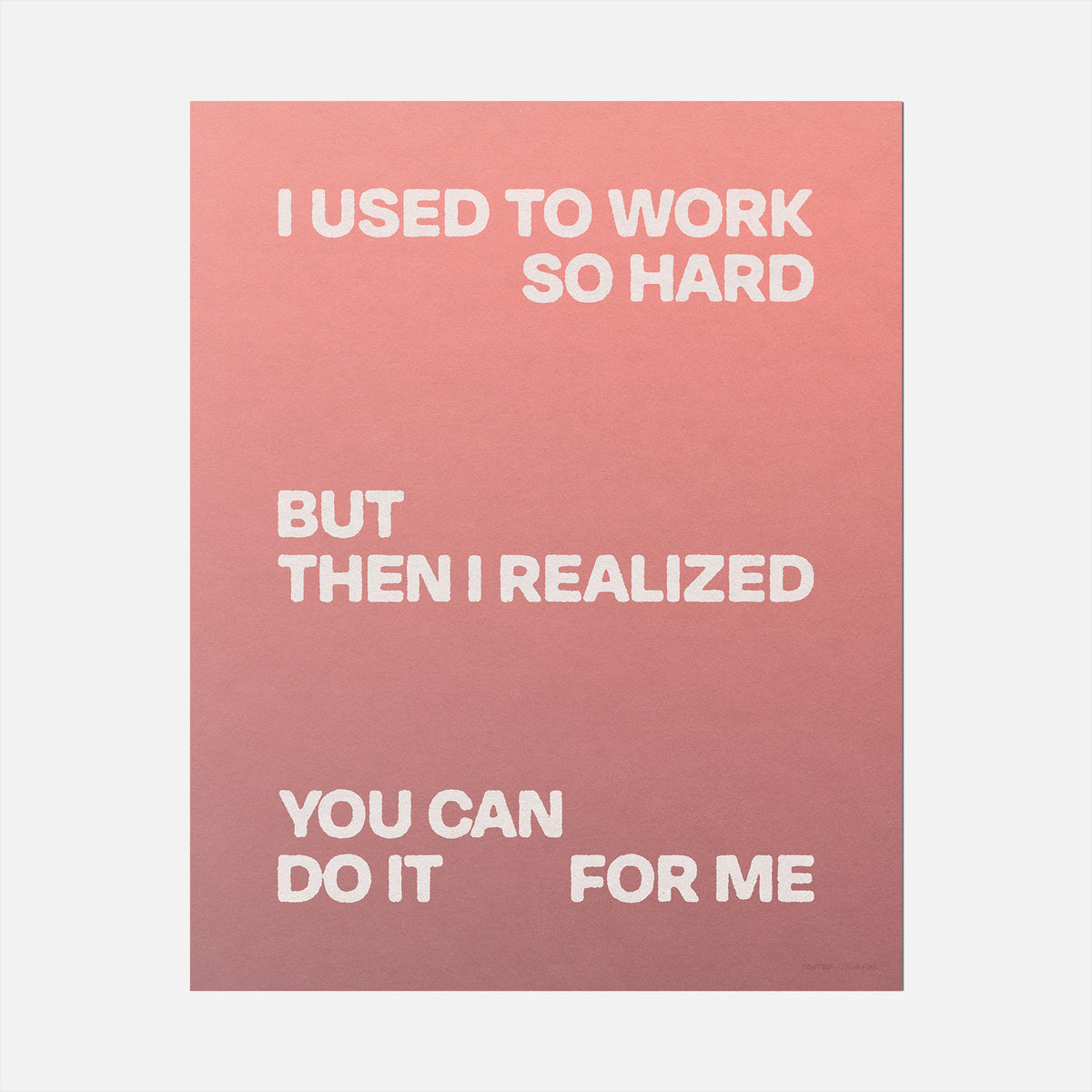 REALIZED PRINT