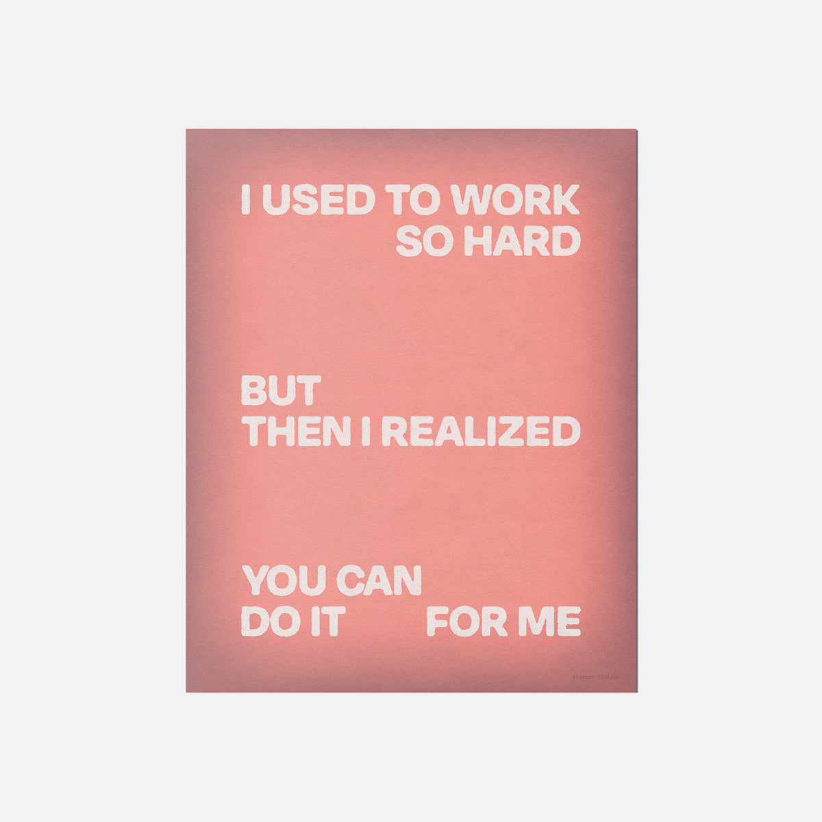 REALIZED PRINT