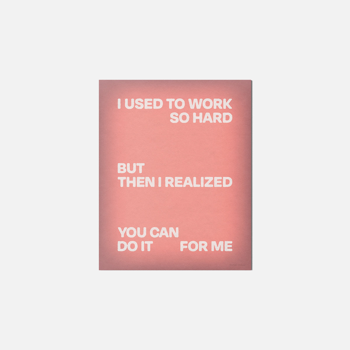 REALIZED PRINT