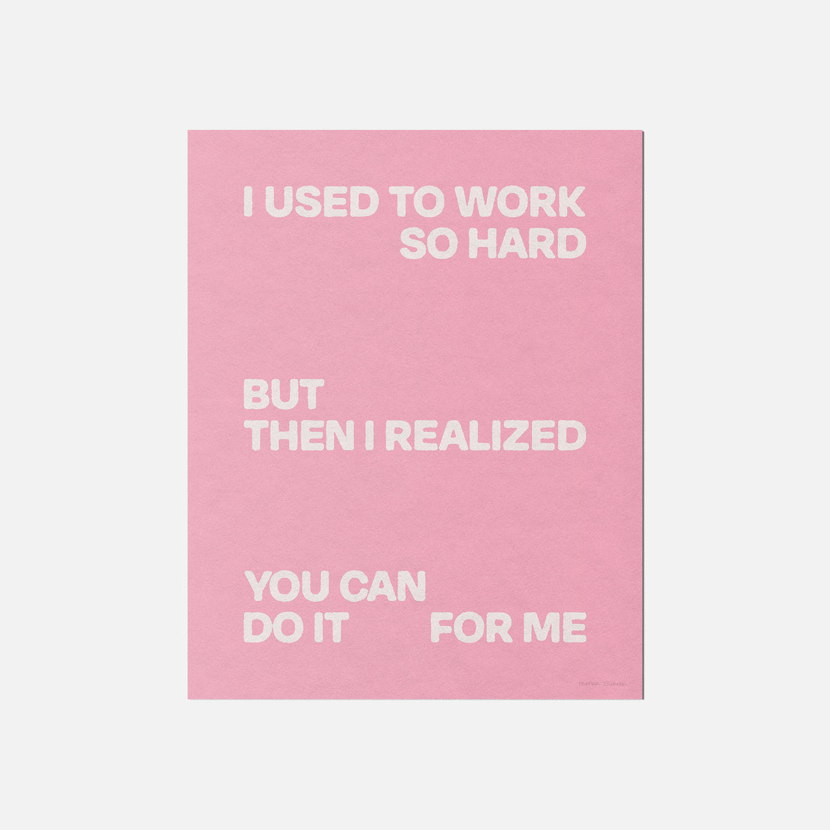 REALIZED PRINT