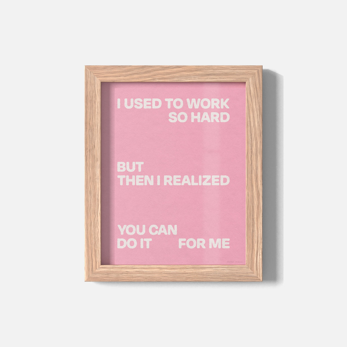 REALIZED PRINT