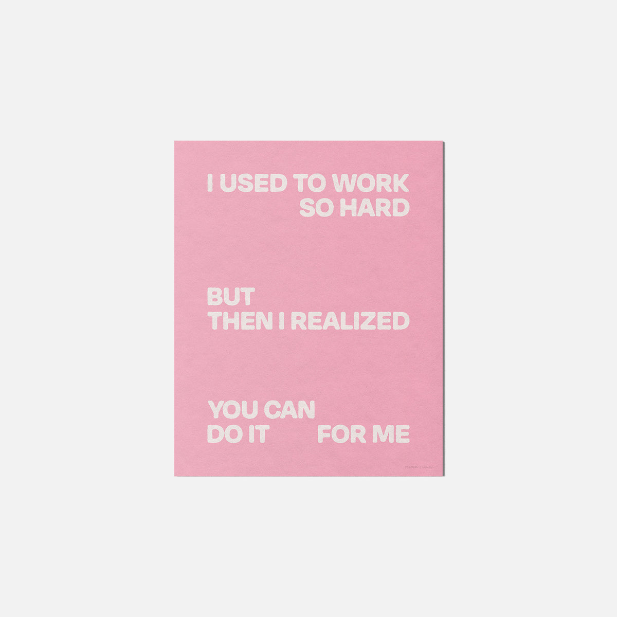 REALIZED PRINT