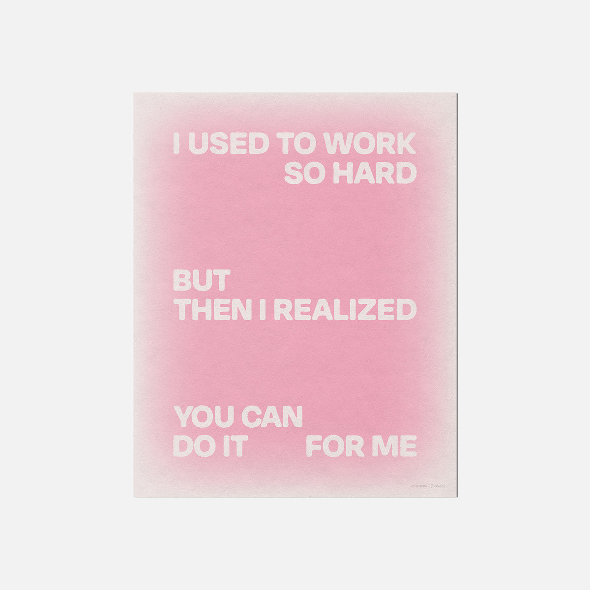 REALIZED PRINT