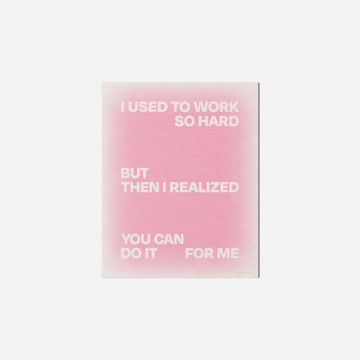REALIZED PRINT