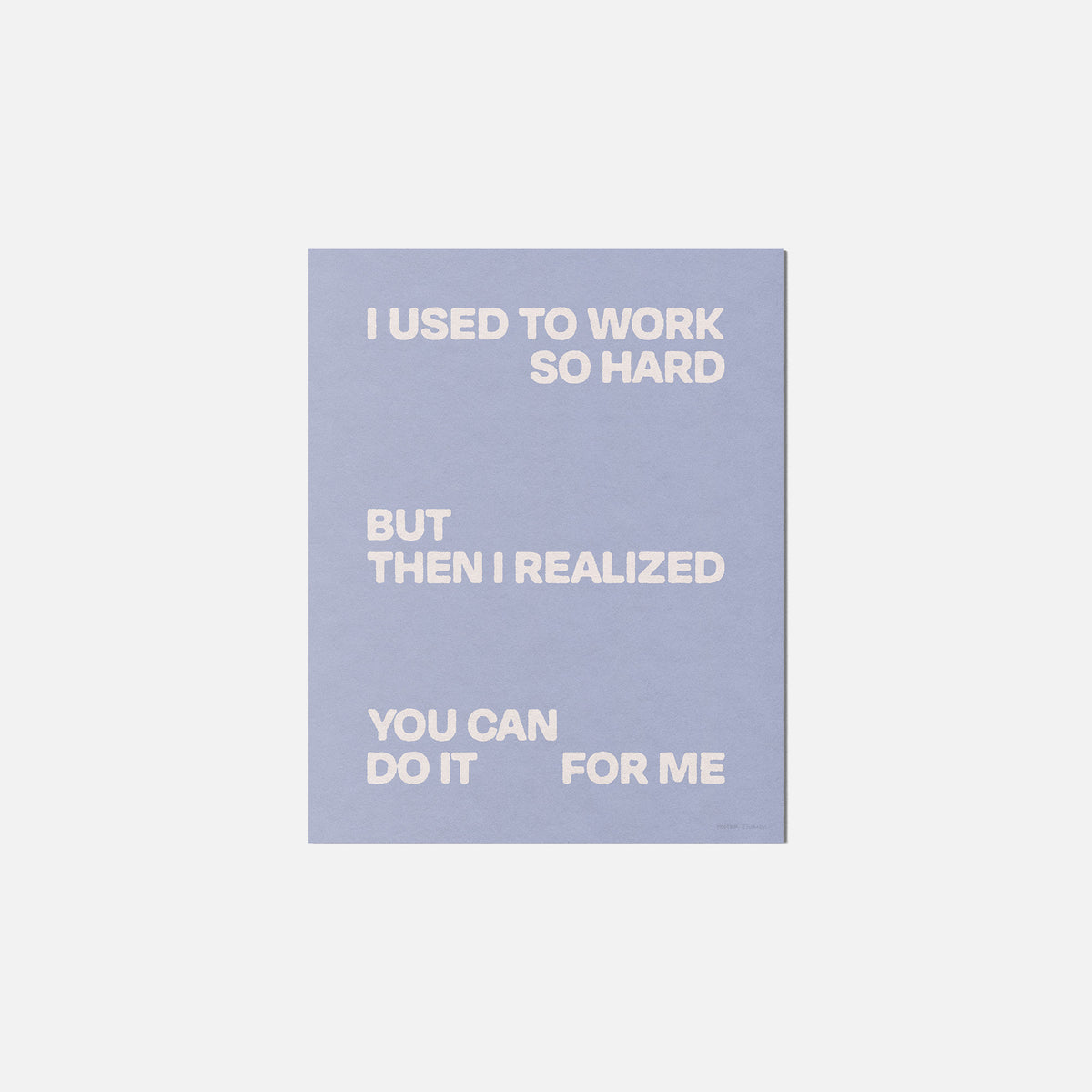 REALIZED PRINT