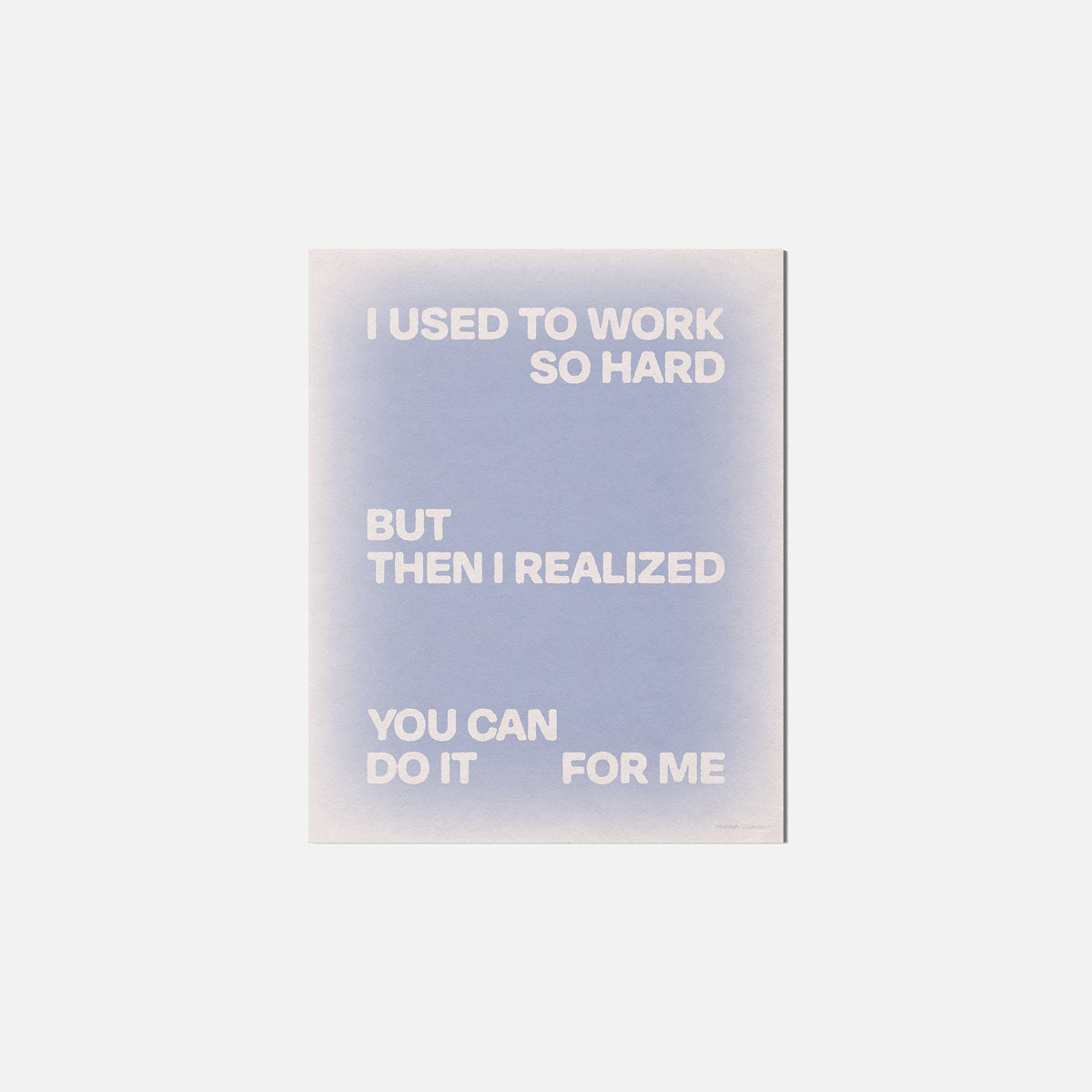 REALIZED PRINT