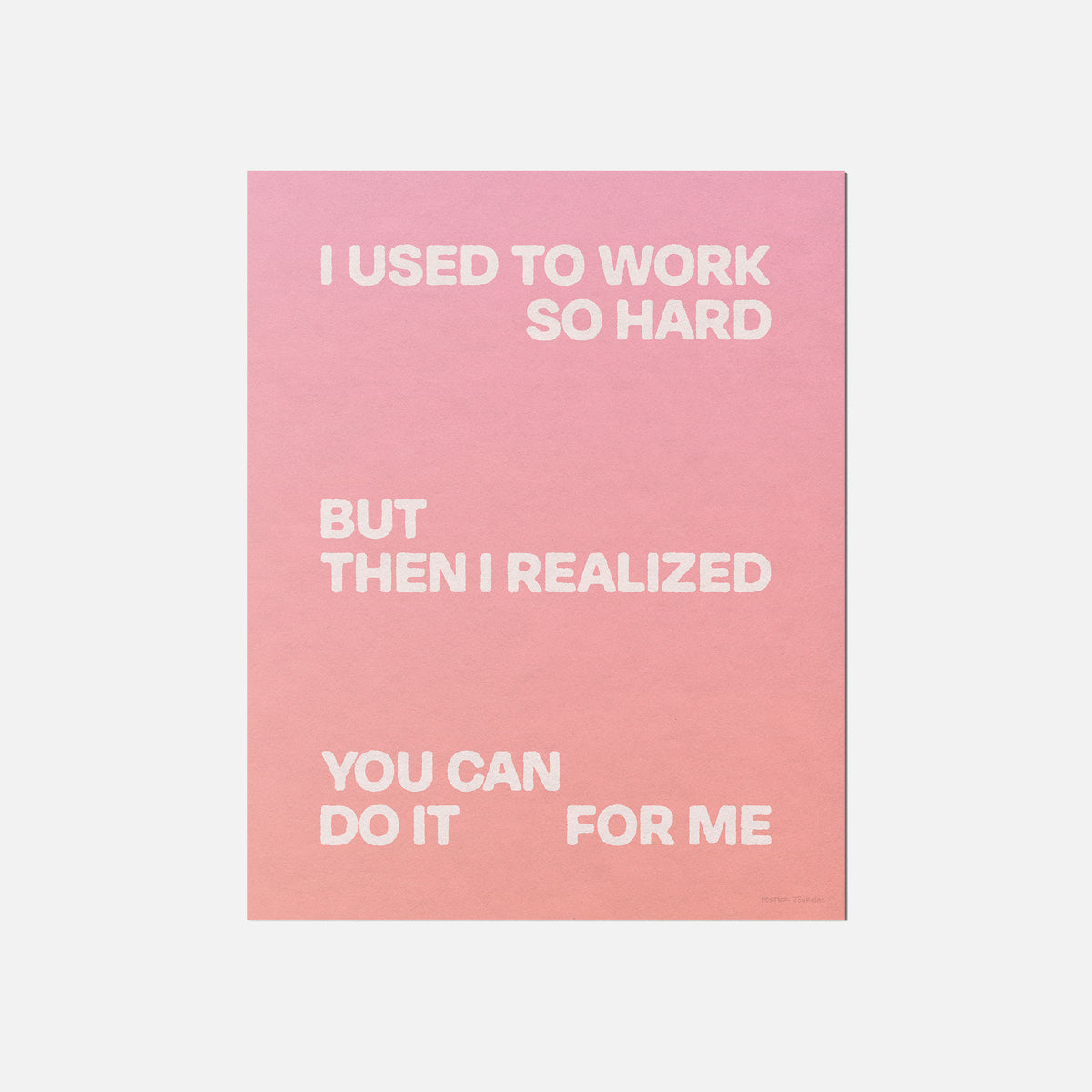 REALIZED PRINT