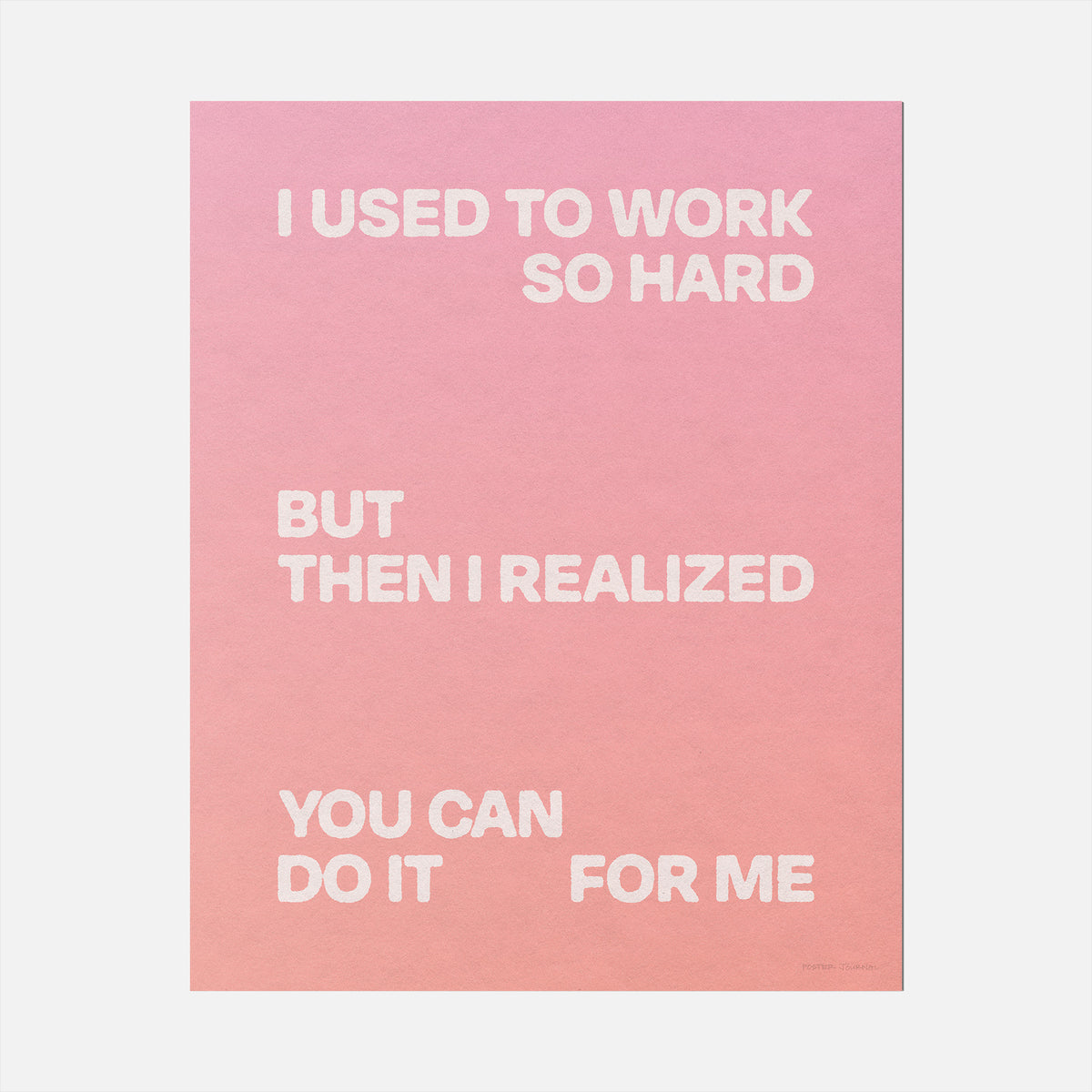 REALIZED PRINT